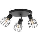 Lampa Sufitowa LX- 1334 Czarna 3x E27 LEDLUX