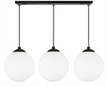 Lampa Wisząca LX- 1286 Czarna 3x E27 LEDLU