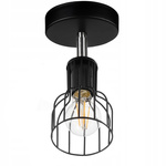 Lampa Sufitowa LX- 1331 Czarna 1x E27 LEDLUX