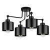 Lampa Sufitowa LX- 1099 Czarna 4x E27 LEDLUX