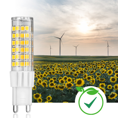 10x Żarówka LED G9 12W = 95W 1080lm 3000K biała ciepła LEDLUX