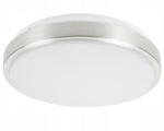 Plafon Lampa Sufitowa LX- 923 Biała- Srebrna 2x E27 LEDLUX