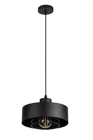 Lampa Wisząca LX- 1187 Czarna 1x E27 LEDLUX