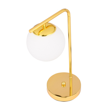 Lampka Nocna Biurkowa Stołowa LX- 1811 Złota 1x E27 LEDLUX