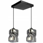 Lampa Wisząca LX- 1157 Czarna 2x E27 LEDLUX