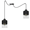 Lampa Wisząca LX- 1272 Czarna 2x E27 LEDLUX