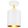 Lampa Sufitowa LX- 1382 Biała + Złoto 1x E27 LEDLUX