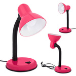 LAMPKA BIURKOWA LED Różowa Regulowana Szkolna stołowa dla dzieci E27 LX-1812 PINK LEDLUX