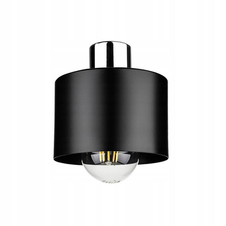 Lampa Sufitowa LX- 1020 Czarna + Chrom 3x E27 LEDLUX