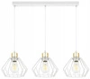 Lampa Wisząca LX- 1346 Biała + Złoto 3x E27 LEDLUX