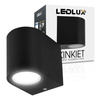 Kinkiet Ogrodowy Lampa Elewacyjna Zewnętrzna LX- 5003 Czarna LEDLUX