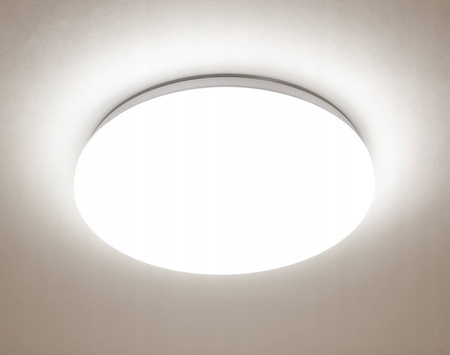 Plafon LED Lampa Sufitowa LX- 925 Biały Sensor 18W biała neutralna LEDLUX