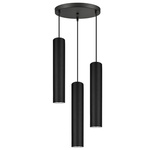 Lampa Wisząca LX-1354 Czarna 3x GU10 LEDLUX