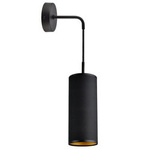 Kinkiet Lampa Ścienna LX- 1337 Czarna  1x E27 LEDLUX