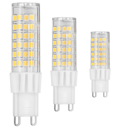 10x Żarówka LED G9 10W = 85W 970lm 3000K biała ciepła LEDLUX