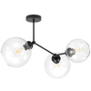 Lampa Sufitowa LX- 1299 Czarna 3x E27 LEDLUX