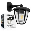 Kinkiet Ogrodowy Lampa Elewacyjna Zewnętrzna Latarnia LX- 9119  Czarny LEDLUX