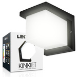 Kinkiet Ogrodowy Lampa Elewacyjna Zewnętrzna LX- 9116  Czarny LEDLUX