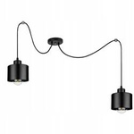 Lampa Wisząca LX- 1145 Czarna 2x E27 LEDLUX