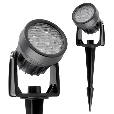 3x Reflektor Ogrodowy LED Wbijany SOLARNY Szpikulec Lampa Solarna IP65 LSOL-034 LEDLUX