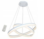 Lampa Sufitowa Wisząca LED Dwa Okręgi LX- 1010 60W 3 barwy Ciepła Zimna Neutralna LEDLUX