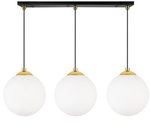 Lampa Wisząca LX- 1286 Czarna + Złoto 3x E27 LEDLUX