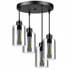 Lampa Wiszaca LX- 1227 Czarna 4x E27 LEDLUX