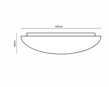 Plafon LED Lampa Sufitowa LX- 925 Biały Sensor 18W biała neutralna LEDLUX