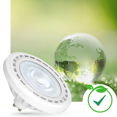 Żarówka LED GU10 ES111 AR111 15W = 140W 1500lm 3000K biała ciepła LEDLUX