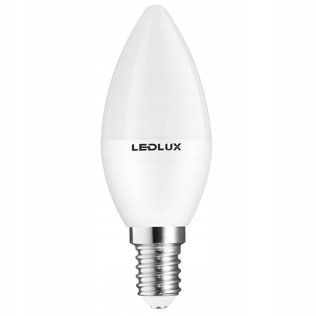 Żarówka LED E14 B35 8W = 75W 700lm 4000K biała neutralna LEDLUX