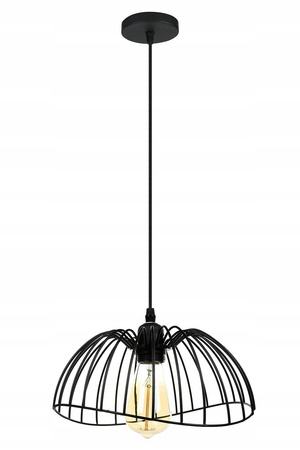 Lampa Wisząca LX- 1173 Czarna 1x E27 LEDLUX