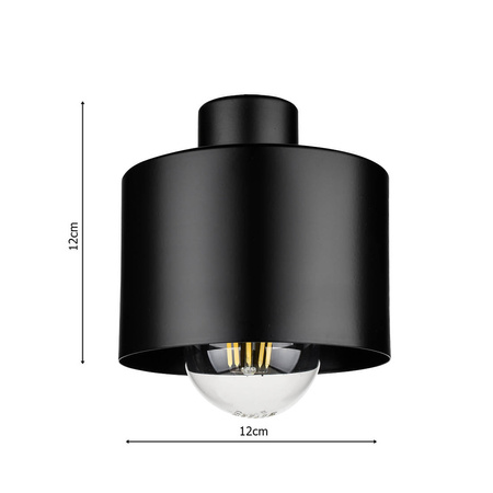 Lampa Wisząca LX- 1039 Czarna 3x E27 LEDLUX