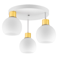 Lampa LX1049 WHITE + GOLD  3x E27