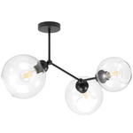 Lampa Sufitowa LX- 1299 Czarna 3x E27 LEDLUX