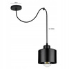 Lampa Wisząca LX- 1146 Czarna 1x E27 LEDLUX