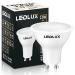 Żarówka LED GU10 2,5W = 25W 240lm 6000K LEDLUX