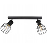 Lampa Sufitowa LX- 1335 Czarna 2x E27 LEDLUX