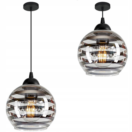 Lampa Wisząca LX- 1229 Czarna 1x E27 LEDLUX