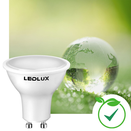 Żarówka LED GU10 12W = 95W  3000K biała ciepła LEDLUX