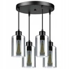 Lampa Wiszaca LX- 1227 Czarna 4x E27 LEDLUX