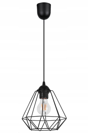 Lampa Wisząca LX- 1025 Czarna 1x E27 LEDLUX