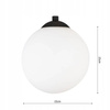 Lampa Wisząca LX- 1286 Czarna 3x E27 LEDLU