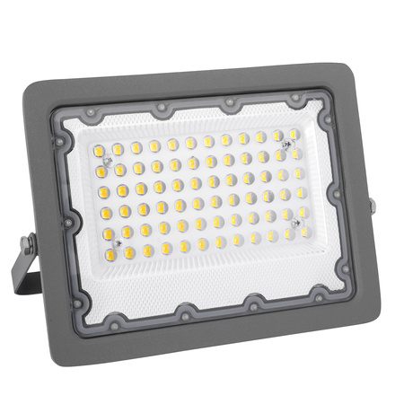 Halogen LED Statyw Budowlany Naświetlacz 1x50W / 50W 5000lm Stojak biała neutralna LEDLUX