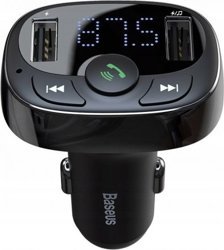 Ładowarka Samochodowa 2x USB Bluetooth MP3 CCTM-01 BASEUS