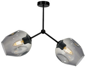 Lampa Sufitowa LX- 1289 Czarna 2x E27 LEDLUX