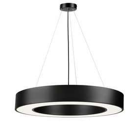 Lampa Sufitowa Wisząca LED Okrągła LX- 900 30W Czarna biała neutralna LEDLUX