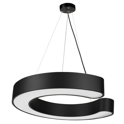 Lampa Sufitowa Wisząca LED Okrągła LX- 906 40W Czarna biała neutralna LEDLUX