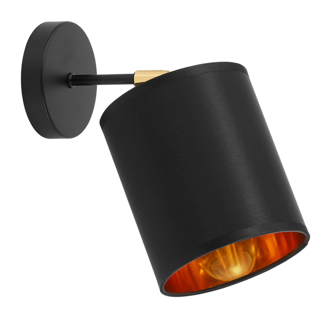 Kinkiet Lampa Ścienna LX- 1379 Czarna  1x E27 LEDLUX