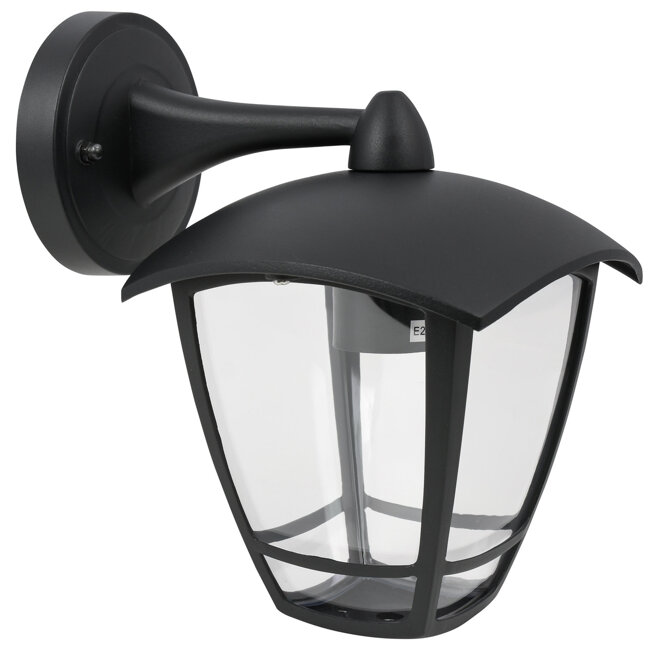 Kinkiet Ogrodowy Lampa Elewacyjna Zewnętrzna Latarnia LX- 9119  Czarny LEDLUX