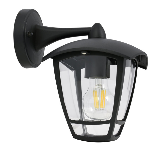 Kinkiet Ogrodowy Lampa Elewacyjna Zewnętrzna Latarnia LX- 9119  Czarny LEDLUX
